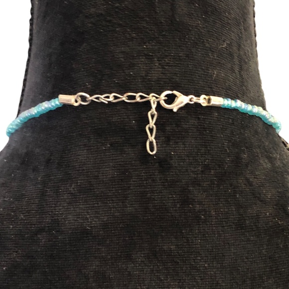 Vintage Multi Strand Turquoise Necklace - Picture 4 of 5